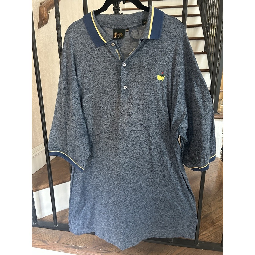 Men's Size XXL Bobby Jones Masters Tournament Golf Polo Shirt Short Sleeves 90s